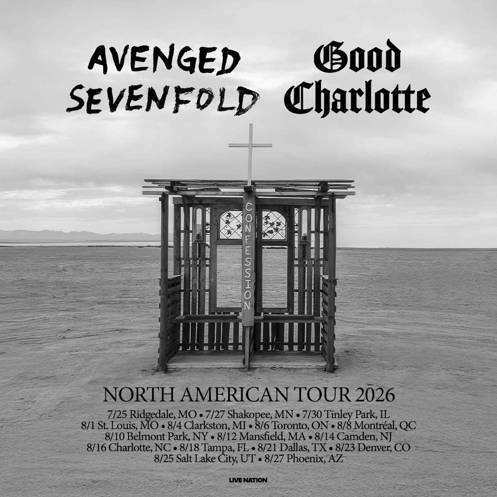 Avenged Sevenfold/Good Charlotte in Concert @ Hollywood Casino Amphitheatre